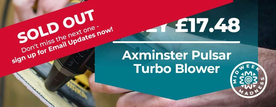 SOLD OUT! Only £17.48 - Axminster Pulsar Turbo Blower