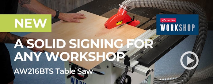 NEW Axminster Workshop Table Saw