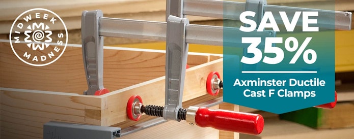 SAVE 35% - Axminster Ductile Cast F Clamps