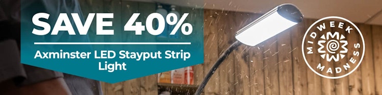 SAVE 40% - Axminster LED Stayput Strip Light