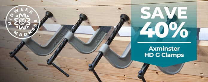 SAVE 40% - Axminster HD G Clamps