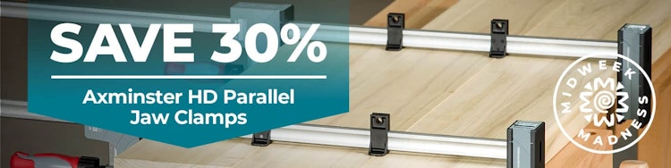 SAVE 30% - Axminster HD Parallel Jaw Clamps