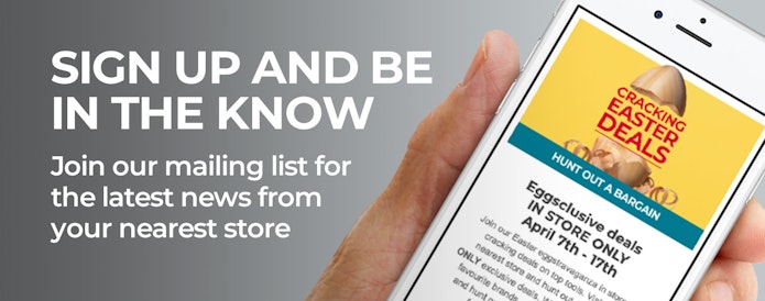 Sign up and be in the know