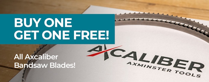 Axcaliber Bandsaw Blades - Buy one Get one free!