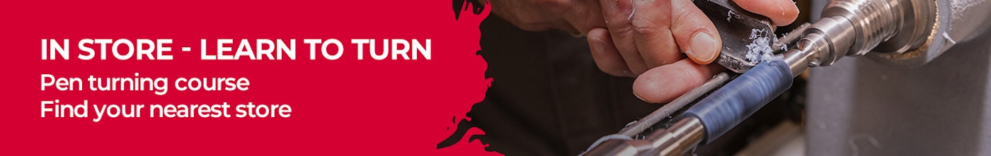 In Store - Learn to Turn. Pen turning courses. Find your nearest store.