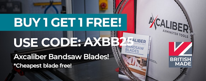 Axcaliber bandsaw blades - Buy one get one free