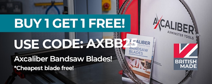 Axcaliber bandsaw blades - Buy one get one free
