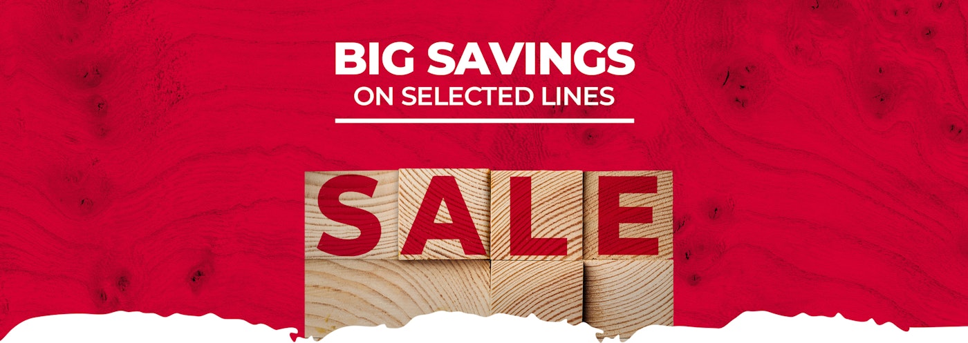 SALE! Big Savings on Selected Lines