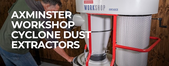 Axminster Workshop cyclone dust extractors
