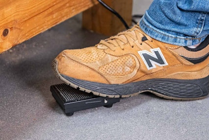 Foot pedal for hands-free control