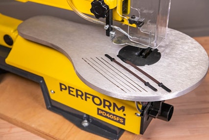 Accepts a range of blades