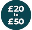 £20 - £50