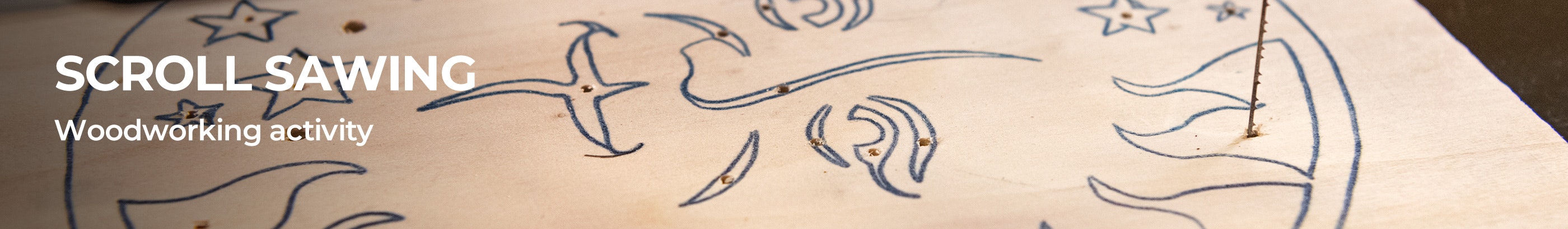 Scroll sawing - Woodworking activity