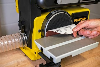 Perform PD150BDS Belt & Disc Sander - hook and loop