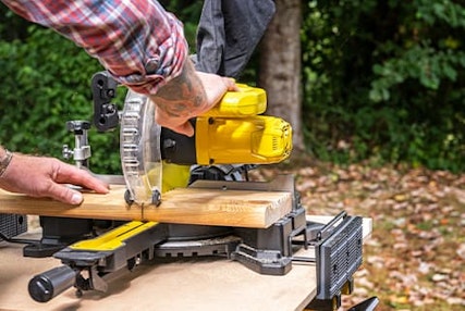 Perform PD216MS Mitre Saw - ideal for decking, outdoor projects, cutting trim and mouldings and more