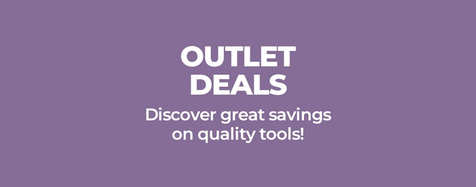 Outlet Deals - discover great savings on quality tools!