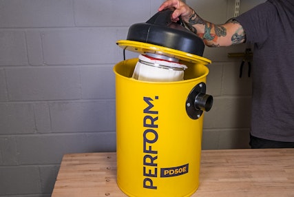 Closed filter system