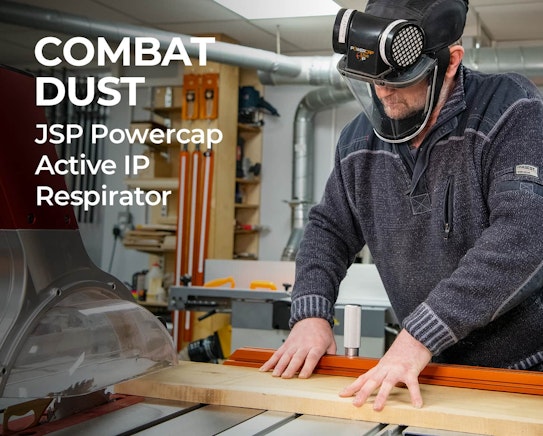 JSP Powercap Powered Respirator with Impact Visor