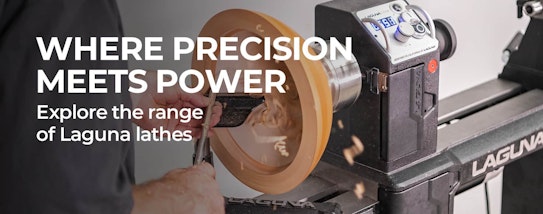 Where precision meets power - explore the range of Laguna lathes
