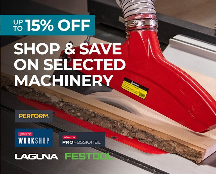Up to 15% off selected Machinery