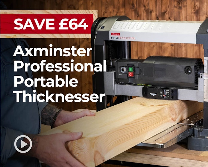 SAVE £64 - Axminster Professional Portable Thicknesser