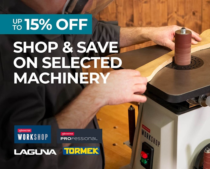 Up to 15% off selected Machinery