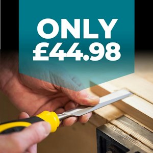 Only £44.98 - Rider Soft Grip Bevel Edge Chisel Set of 6